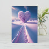 冬の夜の夢:結婚式招待状 招待状 (スタンド正面)