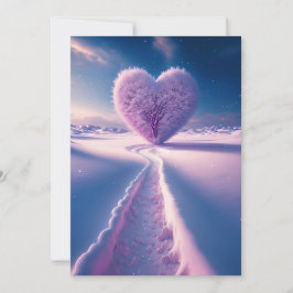 冬の夜の夢:結婚式招待状 招待状