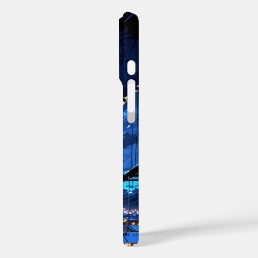 冬の夜フクロウ Case-Mate iPhoneケース (裏面 / 左)