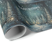 冬の夜森 ラッピングペーパー (ロールコーナー)