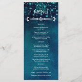 冬の夜結婚のメニュー メニュー (正面)