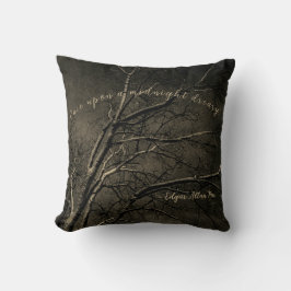 冬の夜詩の木 クッション