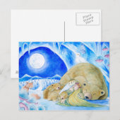 「冬の夜」はがき ポストカード (正面/裏面)