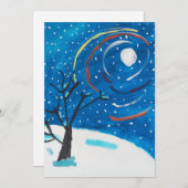 冬の夜 シーズンカード (正面/裏面)