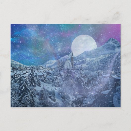 冬の夜 シーズンポストカード (正面)