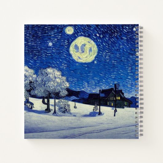 冬の夜 ノートブック (裏面)