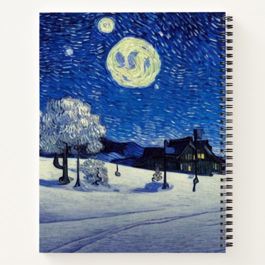 冬の夜 ノートブック (裏面)