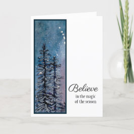 冬の夜-休日カードを信じて下さい シーズンカード