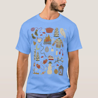 冬の夜 Tシャツ