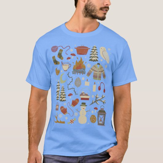 冬の夜 Tシャツ (正面)