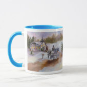 冬の夢のマグ マグカップ (左)