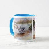 冬の夢のマグ マグカップ (正面左)