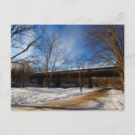 冬の夢の橋、オハイオ州ブリンクヘイヴェン ポストカード