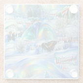 冬の夢 ガラスコースター (裏面)