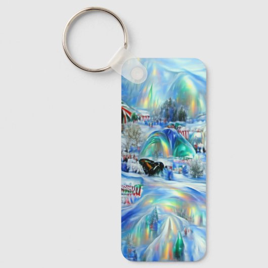 冬の夢 キーホルダー (正面)