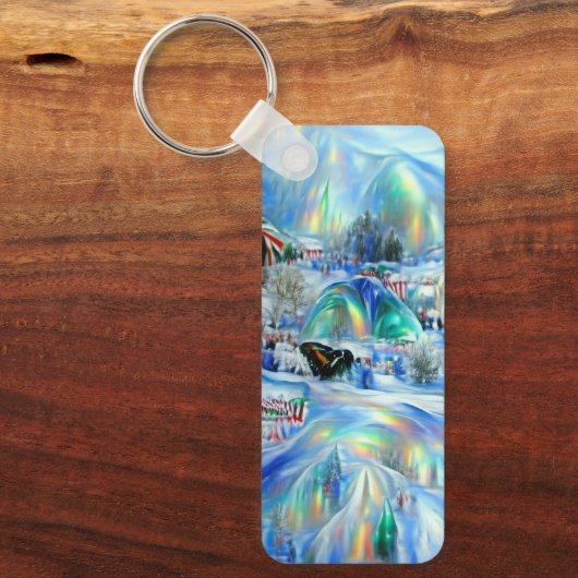 冬の夢 キーホルダー (正面)