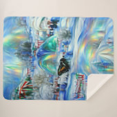 冬の夢 シェルパブランケット (正面(横))