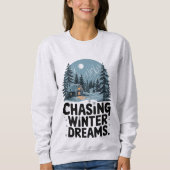 冬の夢 スウェットシャツ (正面)