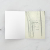 冬の夢 – メリークリスマスグリーティング シーズンカード (内部)