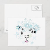 冬の大デーン ポストカード (正面/裏面)