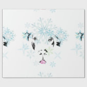 冬の大デーン ラッピングペーパー (フラット)