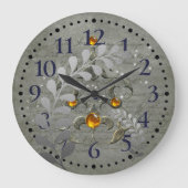 冬の大地3 ラージ壁時計 (正面)