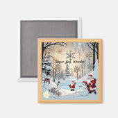 冬の大晦日 マグネット (正面/裏面)