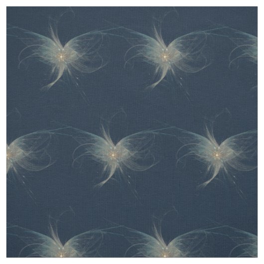 冬の天使のフラクタルの芸術 ファブリック (見本)
