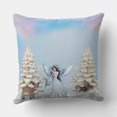 冬の天使は装飾用クッションどこでもあります クッション (裏面)