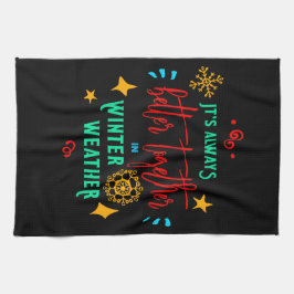 冬の天気で常に一緒に良いクリスマス, ZSG キッチンタオル