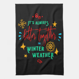 冬の天気で常に一緒に良いクリスマス, ZSG キッチンタオル