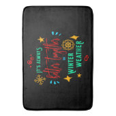 冬の天気で常に一緒に良いクリスマス, ZSG バスマット (正面縦)