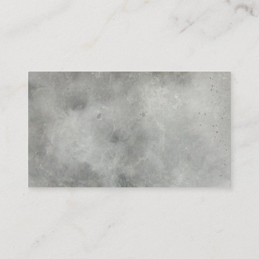 冬の天気の雪 名刺 (裏面)