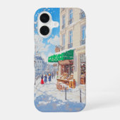 冬の天気 iPhone 16ケース (裏面)