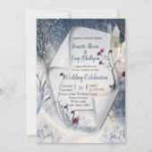 冬の太陽のぬくもり 招待状 (正面)