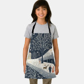 冬の太陽の暖かさ エプロン (インサイチュ)