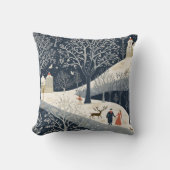 冬の太陽の暖かさ クッション (正面)