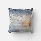 冬の太陽の暖かさ クッション (正面)