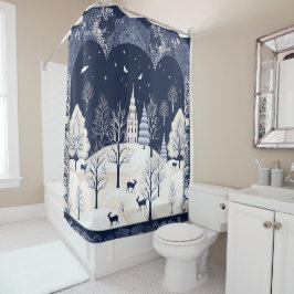 冬の太陽の暖かさ シャワーカーテン