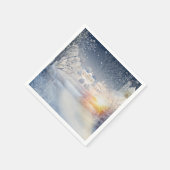 冬の太陽の暖かさ スタンダードカクテルナプキン (角)
