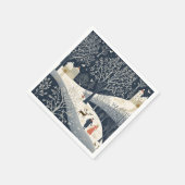 冬の太陽の暖かさ スタンダードカクテルナプキン (角)