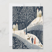 冬の太陽の暖かさ 招待状 (裏面)