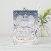 冬の太陽ユニークデザイン 招待状 (スタンド正面)