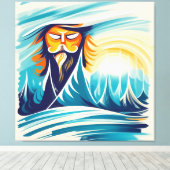 冬の太陽 キャンバスプリント (インサイチュ (ウッドフロア))