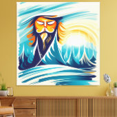 冬の太陽 キャンバスプリント (インサイチュ (リビング))