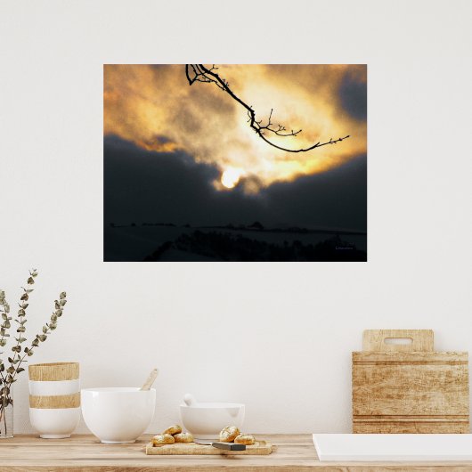 冬の太陽 ポスター (キッチン)