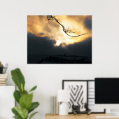 冬の太陽 ポスター (ホームオフィス)