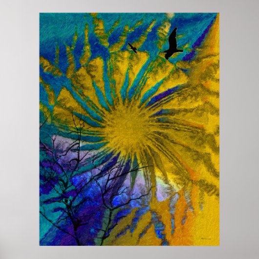 冬の太陽 ポスター (正面)