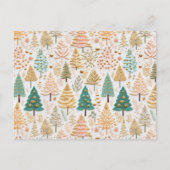 冬の女の子の赤ちゃんシャワーの願いベビーカード ポストカード (裏面)