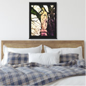 冬の女性 キャンバスプリント (インサイチュ (寝室))